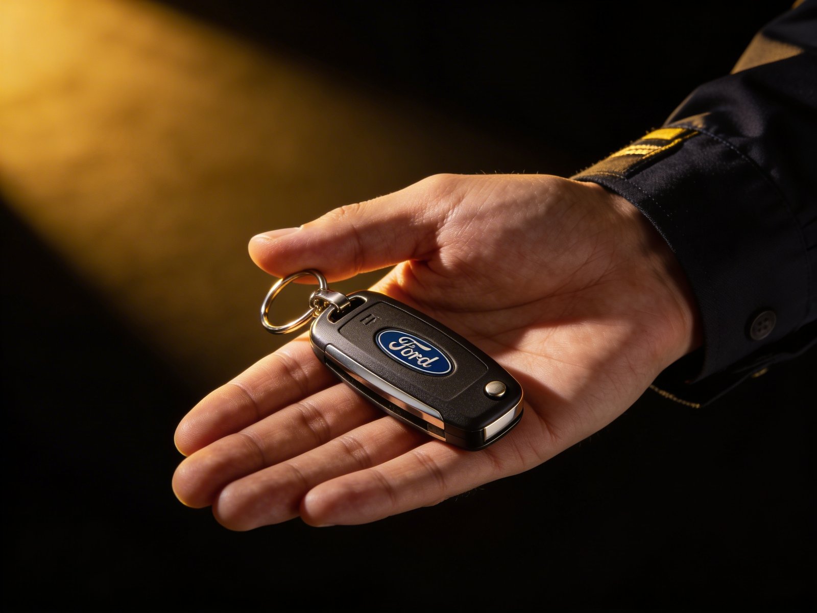 Llave de vehículo entregada al conductor